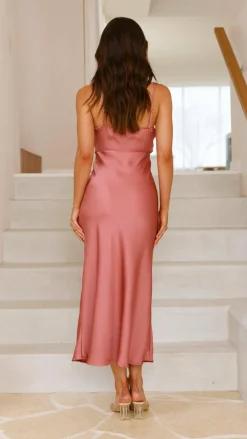Audrey Maxi Dress - Baked Rose