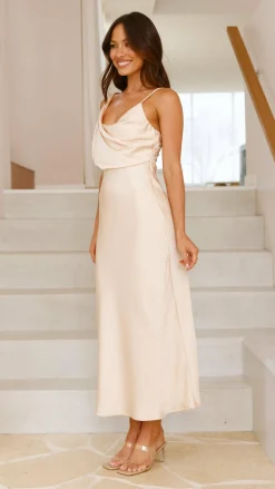 Audrey Maxi Dress - Champagne