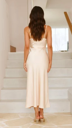 Audrey Maxi Dress - Champagne