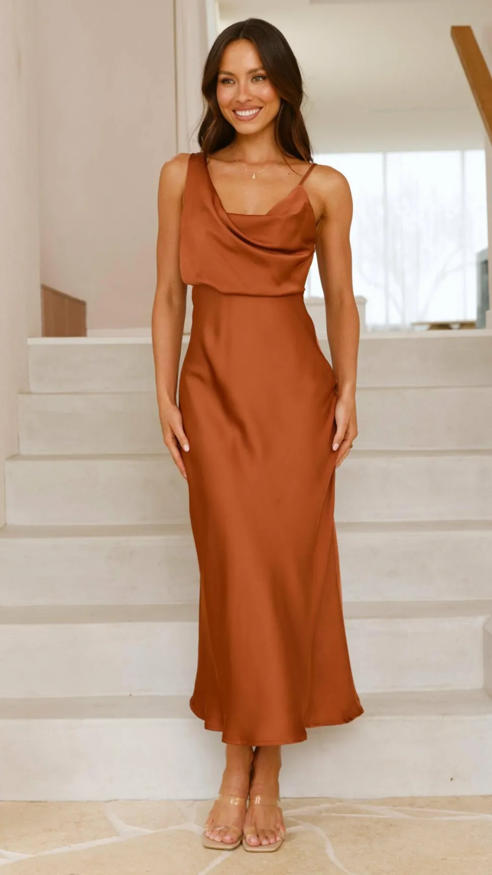 Audrey Maxi Dress - Copper