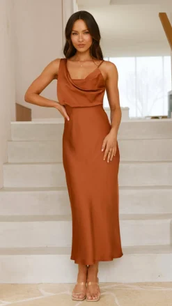 Audrey Maxi Dress - Copper
