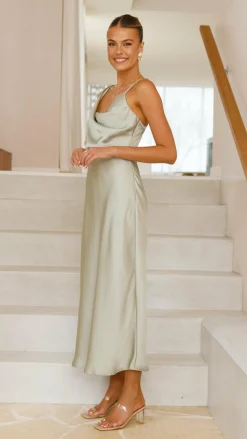 Audrey Maxi Dress - Olive