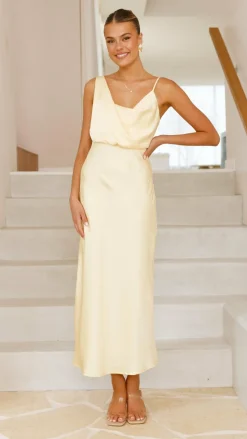 Audrey Maxi Dress - Yellow