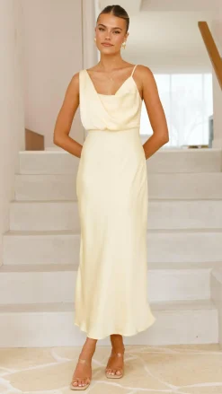 Audrey Maxi Dress - Yellow