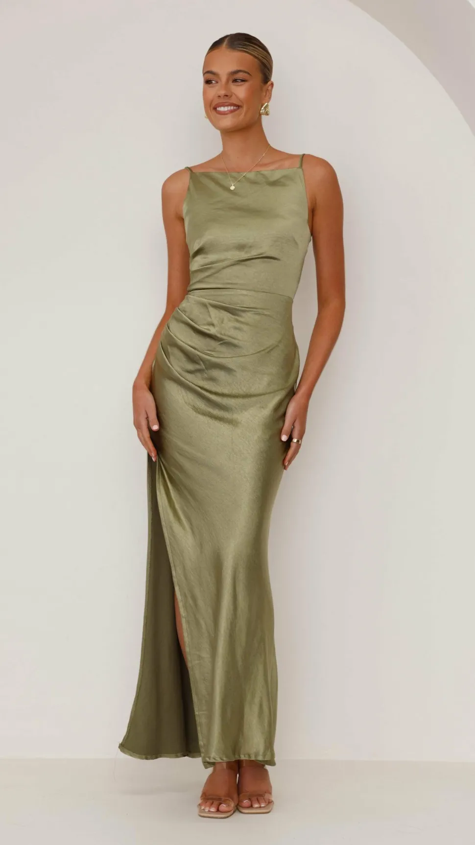 Ava Maxi Dress - Olive