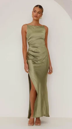 Ava Maxi Dress - Olive