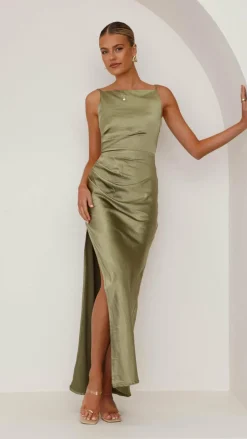 Ava Maxi Dress - Olive