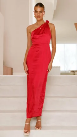 Ayla Maxi Dress - Red