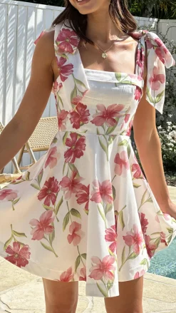 Balta Mini Dress - Pink Floral