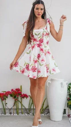 Balta Mini Dress - Pink Floral