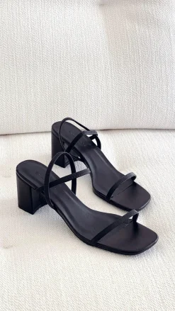 Balton Mule Heels - Black