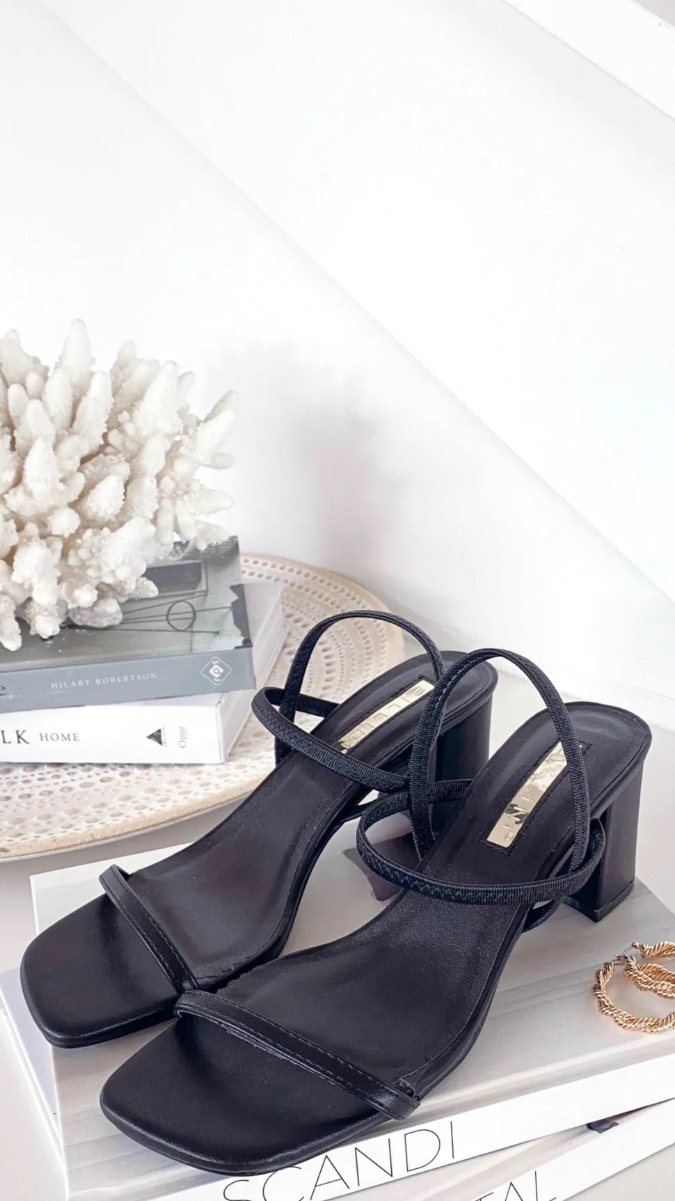 Balton Mule Heels - Black