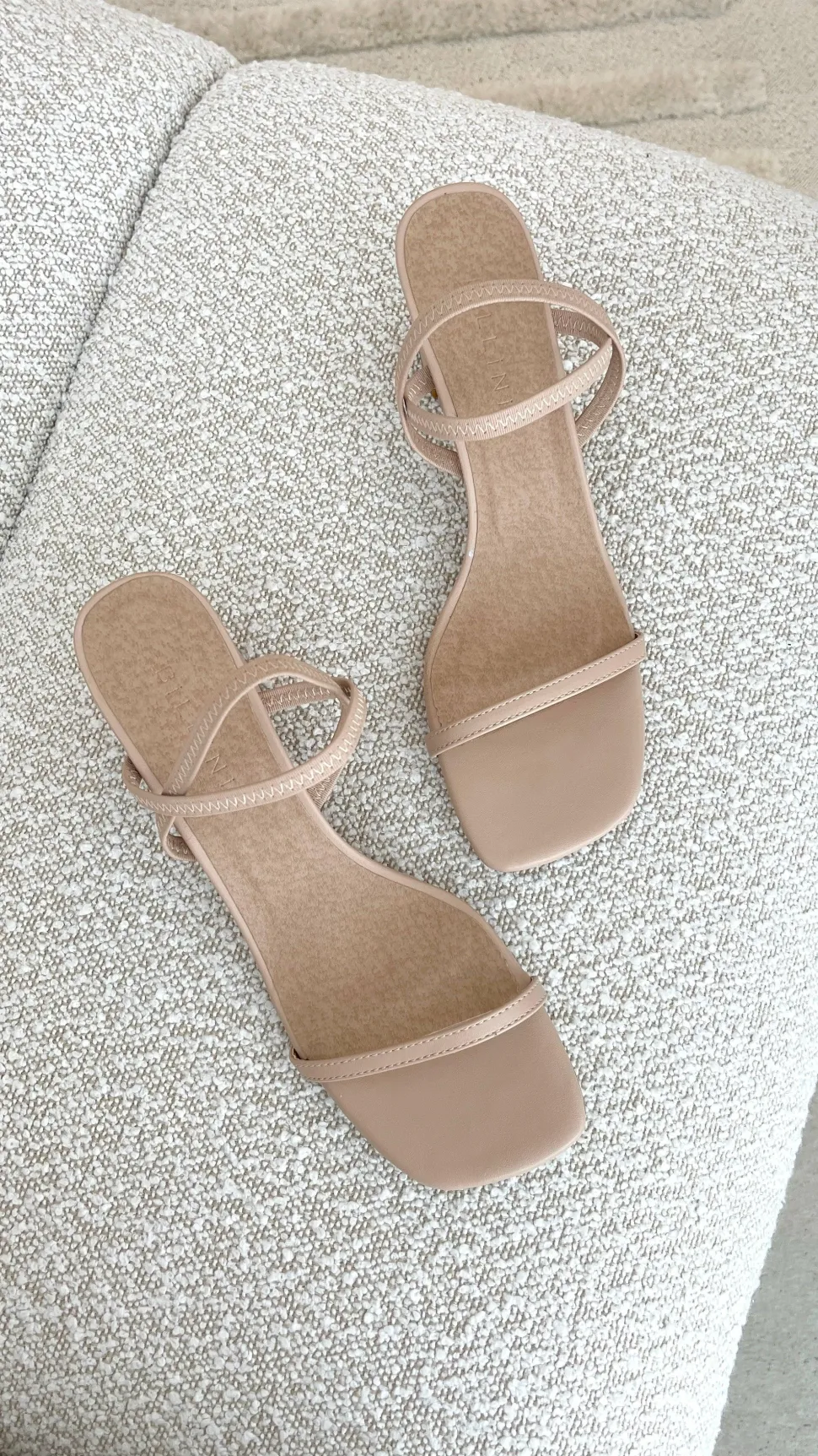 Balton Mule Heels - Nude