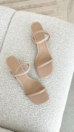 Balton Mule Heels - Nude
