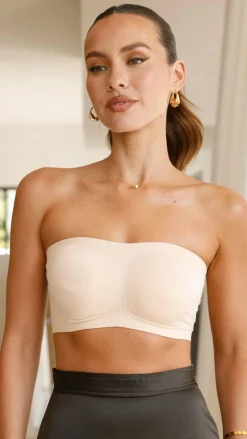 Bandeau Bra - Nude