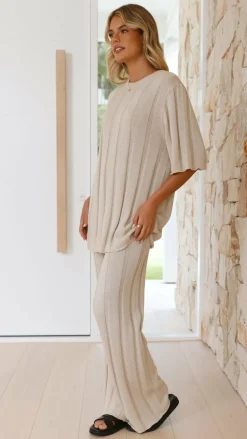 Bayu Knit Top - Cream