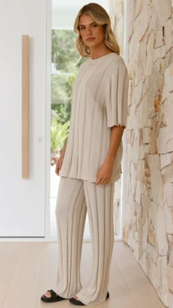 Bayu Knit Top - Cream