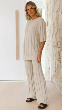 Bayu Knit Top - Cream