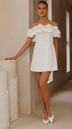 Bernadette Mini Dress - White