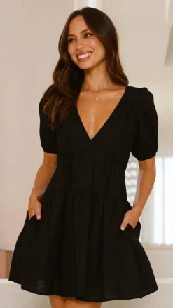 Billie Mini Dress - Black