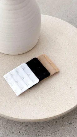 Bra Extenders 3 Pack - Nude/Black/White