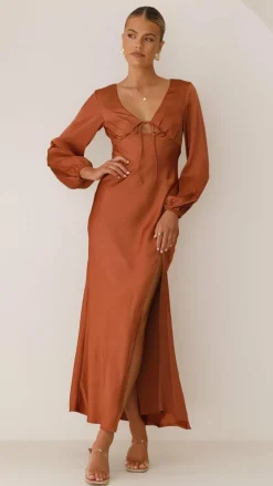 Brigitte Maxi Dress - Copper