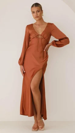 Brigitte Maxi Dress - Copper