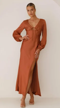Brigitte Maxi Dress - Copper