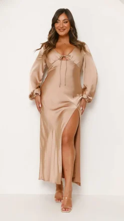 Brigitte Maxi Dress - Latte