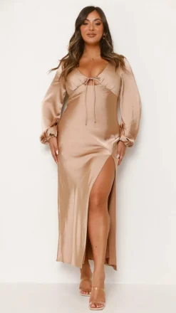 Brigitte Maxi Dress - Latte