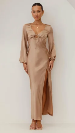 Brigitte Maxi Dress - Latte