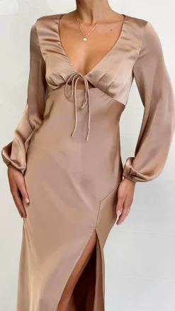 Brigitte Maxi Dress - Latte