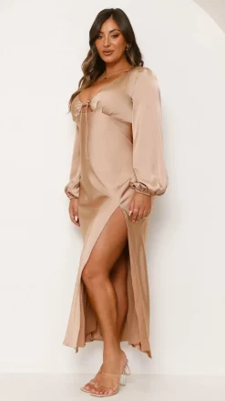 Brigitte Maxi Dress - Latte