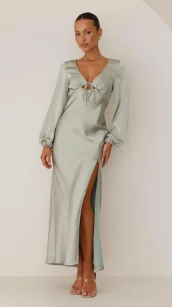 Brigitte Maxi Dress - Olive