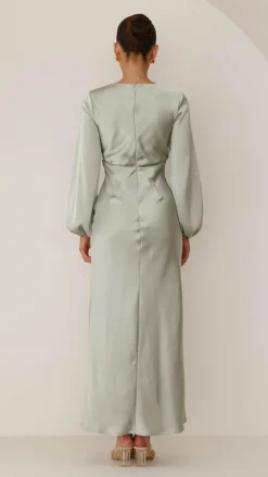 Brigitte Maxi Dress - Olive