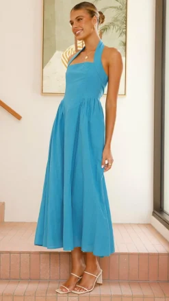 Caden Maxi Dress - Cobalt Blue