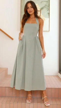 Caden Maxi Dress - Sage