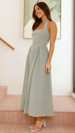 Caden Maxi Dress - Sage