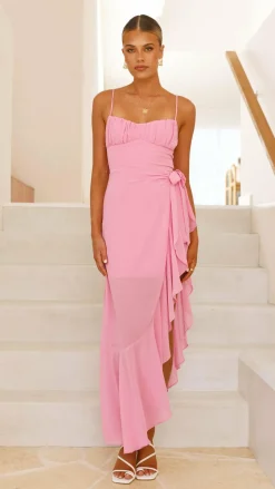 Caliste Midi Dress - Pink