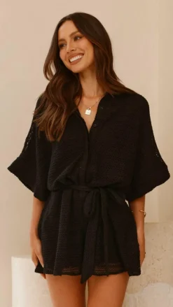 Carmen Playsuit - Black