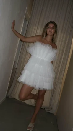 Carrie Mini Dress - White