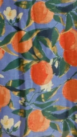 Cartia Mini Dress - Orange Print