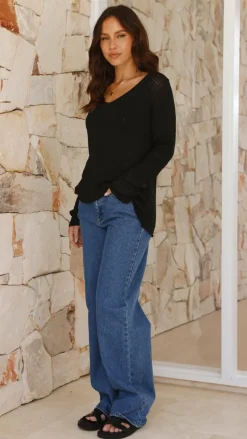 Casale Knit Top - Black