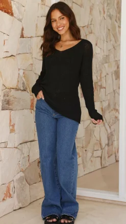 Casale Knit Top - Black