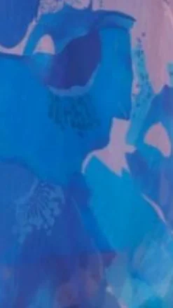 Casey Maxi Dress - Blue / Pink Print