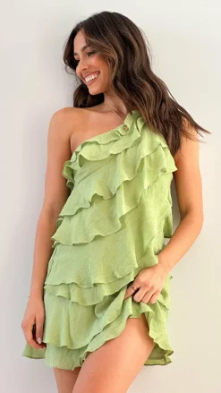 Cassidi Mini Dress - Sage