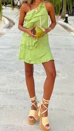 Cassidi Mini Dress - Sage