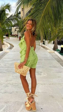 Cassidi Mini Dress - Sage