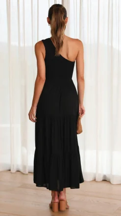 Cassy Midi Dress - Black