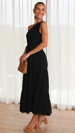 Cassy Midi Dress - Black